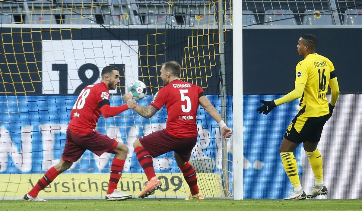 Skhiri bejubelt seinen Treffer gegen den BVB