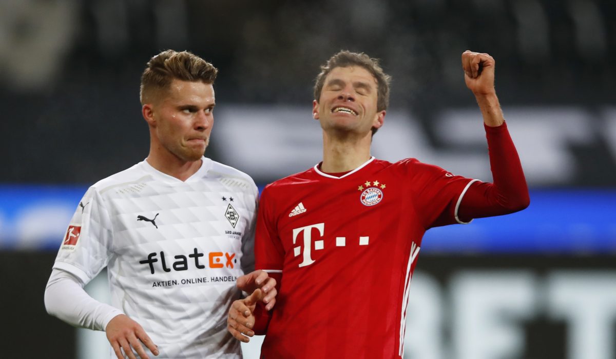 Thomas Müller gegen Borussia Mönchengladbach