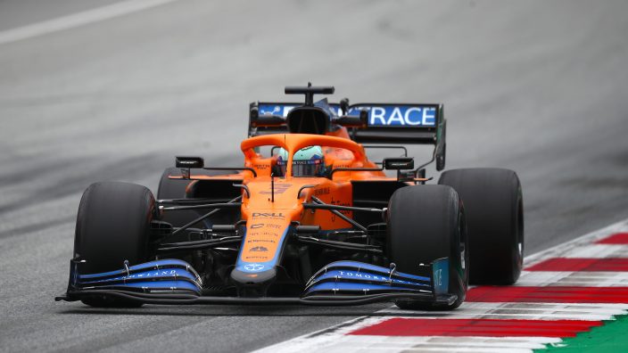 Daniel Ricciardo au volant de sa McLaren