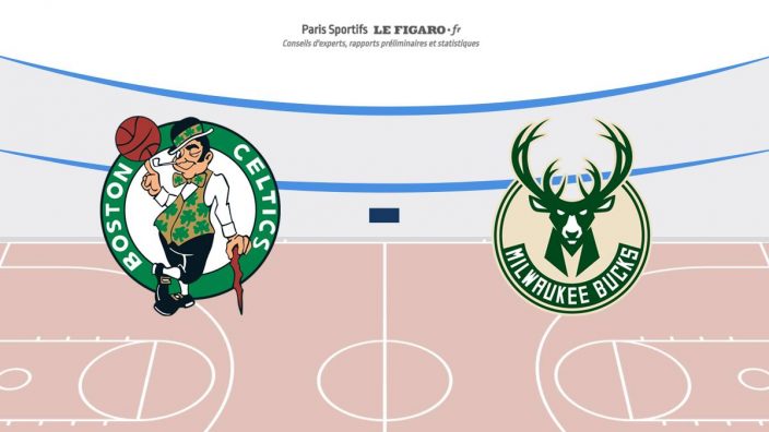 Les logos des Celtics et des Bucks